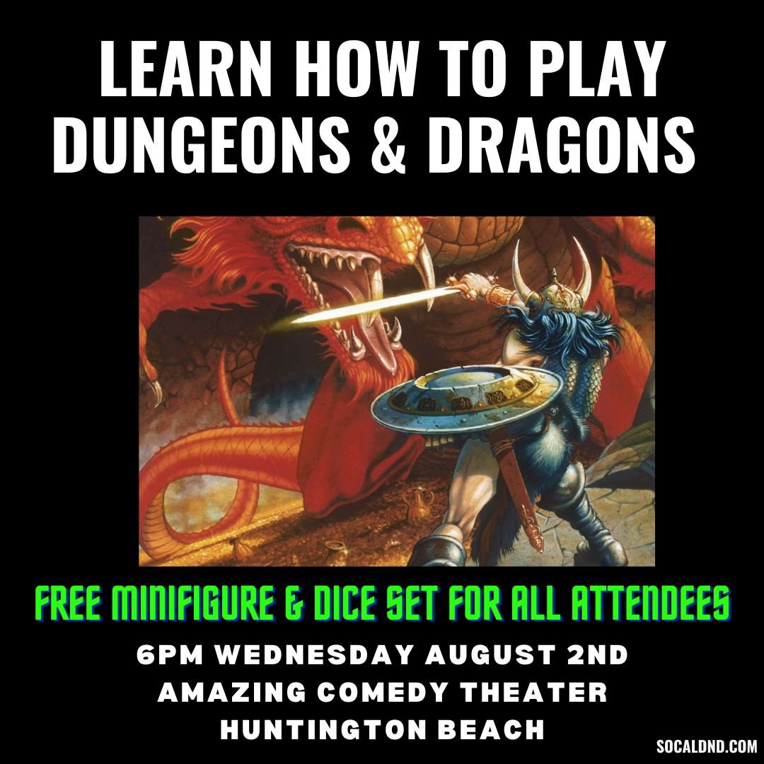 OC Dungeons And Dragons Events | The Socal D&D Club